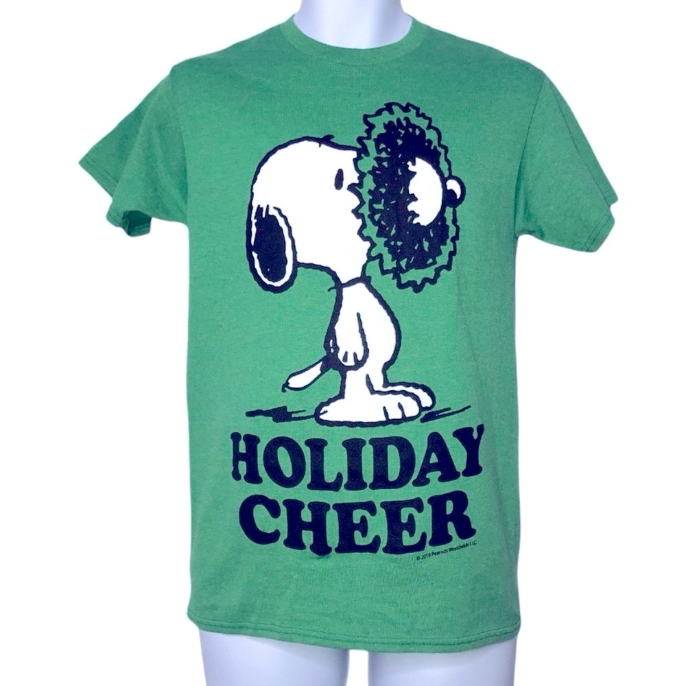Snoopy Green Holiday Tee